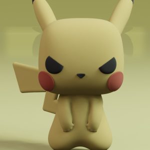PikachuAngry stl