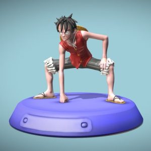 chibi-luffy-majin-shogun-gogeta-goku-pikachu 3D Stl