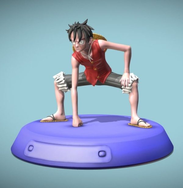chibi-luffy-majin-shogun-gogeta-goku-pikachu 3D Stl