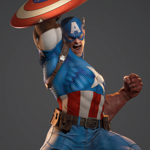 Captain.America.3d stl file