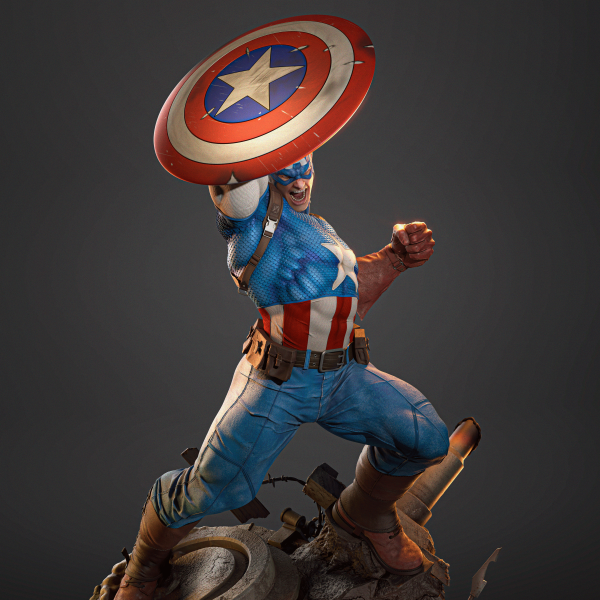 Captain.America.3d stl file - Image 6