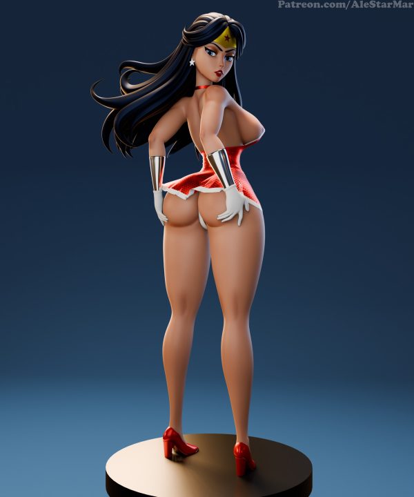 AleStarMar – Wonder Woman – 3D Print Model STL - Image 11