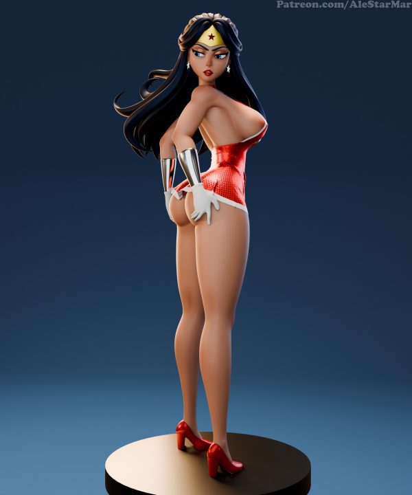 AleStarMar – Wonder Woman – 3D Print Model STL - Image 5