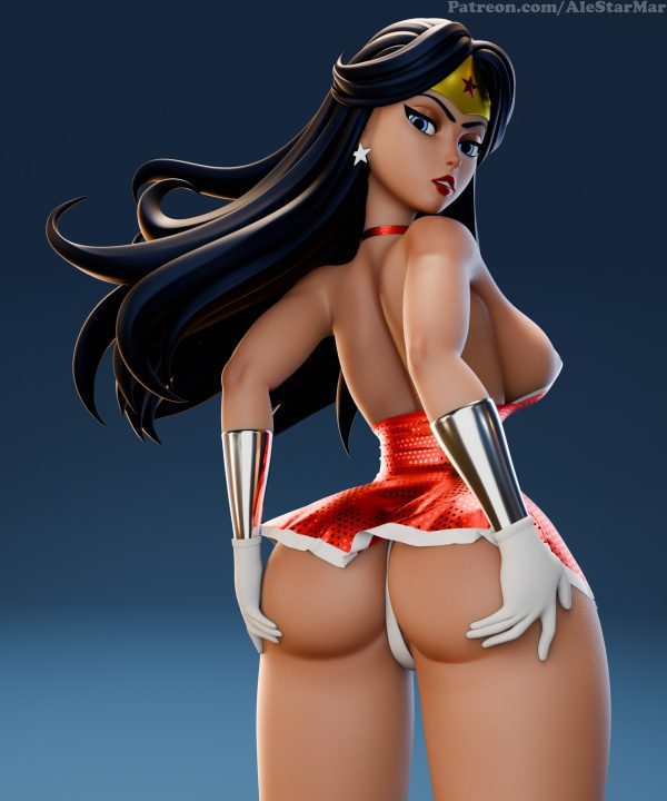 AleStarMar – Wonder Woman – 3D Print Model STL - Image 6