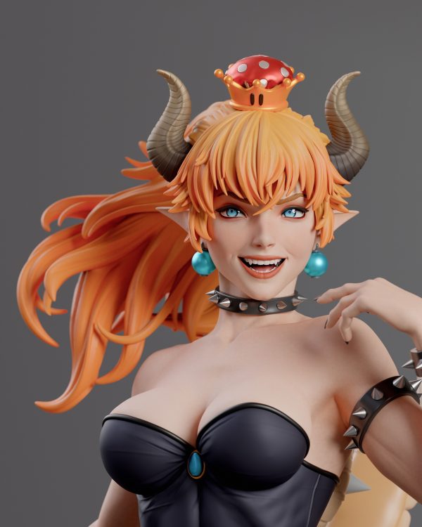 Bowsette - 3D Print Model 3D STL - Image 2