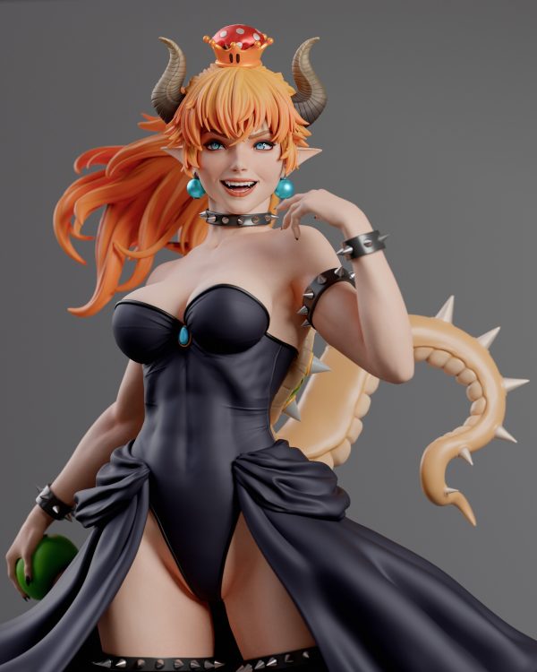 Bowsette - 3D Print Model 3D STL - Image 5