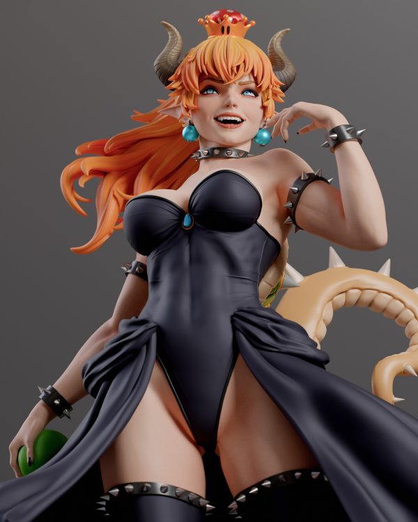 Bowsette - 3D Print Model 3D STL - Image 6