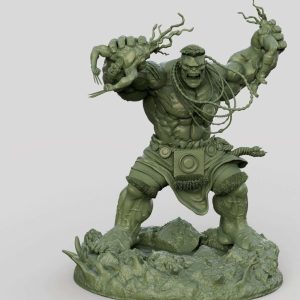 Hulk VS Wolverine Washed 3d stl file
