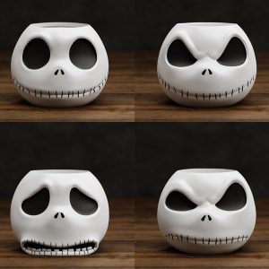 JackSkellington_Planters 3d stl file