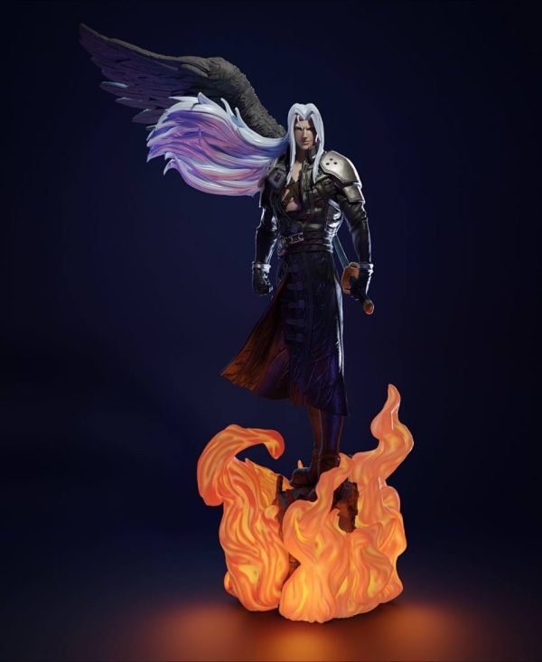 Sephiroth Kingdome Hearts (Washed) 3d stl